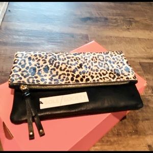 NWT Sole Society Fold Over Clutch